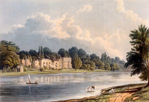 Villa del Papa en Twickenham, 1828 de William Westall