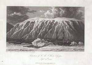 Situación del H.M.S Hecla y Griper de William Westall