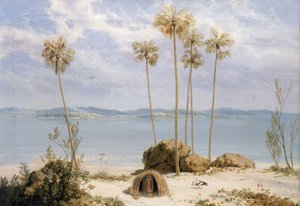 Vista del grupo de islas Edward Pellew, en el golfo de Carpenteria (Australia), Territorios del Norte, diciembre de 1802, durante la expedición de Matthew Flinders (1774-1814) en el Investigator entre 1801 y 1803, con el objetivo de cartografiar las tierra de William Westall