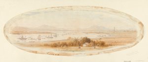 Whampoa y el río Cantón de William Westall