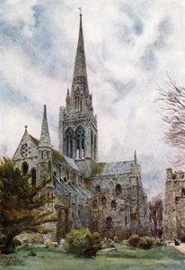 Chester desde el noreste (litografía en color) de William Wiehe Collins