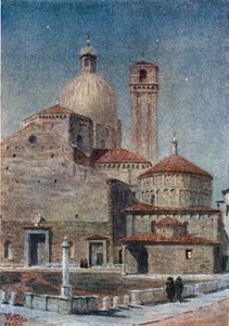 Padua. La Catedral (litografía en color) de William Wiehe Collins