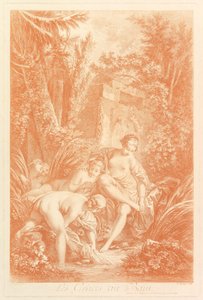 Las Gracias en el baño de William Wynne Ryland