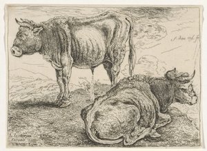dos bueyes de William Young Ottley