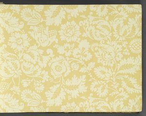 Libro de muestras de papel tapiz, antes de 1917 de William and Company Morris