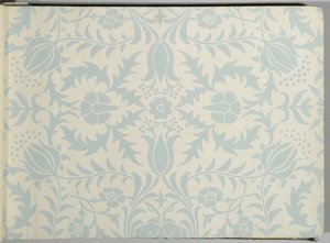 Libro de muestras de papel tapiz, antes de 1917 de William and Company Morris