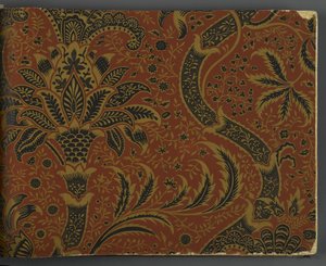 Libro de muestras de papel tapiz, antes de 1917 de William and Company Morris