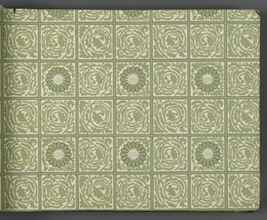 Libro de muestras de papel tapiz, antes de 1917 de William and Company Morris