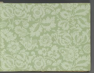 Libro de muestras de papel tapiz, antes de 1917 de William and Company Morris
