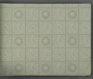 Libro de muestras de papel tapiz, antes de 1917 de William and Company Morris