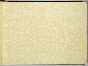 Libro de muestras de papel tapiz, antes de 1917 de William and Company Morris