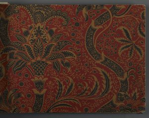 Libro de muestras de papel tapiz, antes de 1917 de William and Company Morris