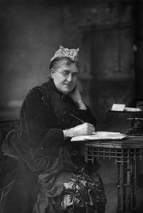 Eliza Lynn Linton 1822-1898, novelista, ensayista y periodista británica, 1890
