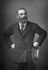 John Burns 1858-1943, sindicalista inglés, antirracista, socialista y político, 1893