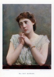 Lily Hanbury, actriz de teatro inglesa, 1901 de William and Daniel Downey