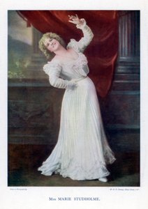Marie Studholme, actriz de teatro inglesa de William and Daniel Downey