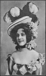Miss Mabelle Gilman, la chica encantadora en el Casino - La chica del Casino en el Shaftesbury de William and Daniel Downey