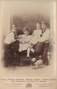 Príncipe Eduardo, Príncipe Alberto, Príncipe Enrique y Princesa Victoria de Gales de William and Daniel Downey