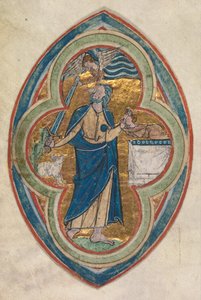 Miniatura extraída de un compendio en historiae genealogia Christi de William de Brailes