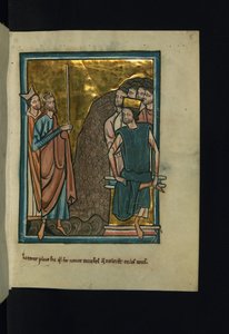 La tercera plaga de Egipto: los mosquitos (Éxodo 8:17) de William de Brailes