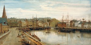 El viejo puerto, Maryport, 1896 de William of Maryport Mitchell