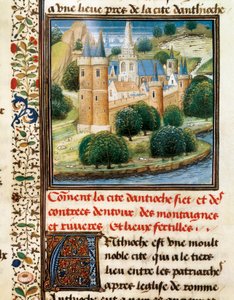 Miniatura de la Primera cruzada, Guillermo de Tiro (1130-1185) de William of Tyre (c.1130 85)