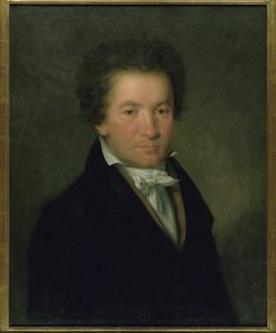 Retrato de Ludwig van Beethoven, 1815 de Willibrord Josef Maehler