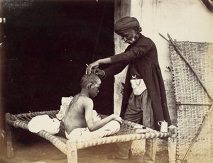 Barbero indio, 1860s de Willoughby Wallace Hooper