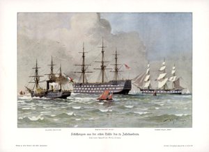 Tipos de barcos de la primera mitad del siglo XIX, 1900 de Willy Stöwer
