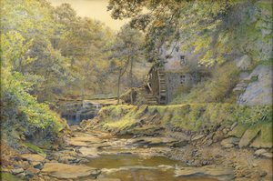 Un molino de Yorkshire, 1886 de Wilmot Pilsbury