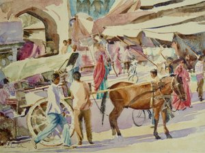 680 Mercado de la torre del reloj, Jodhpur de Wilson Clive
