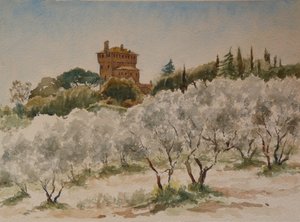 Pal Massaini, cerca de Pienza