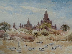 897 Thein Ma Zi de Penathagu, Bagan de Wilson Clive