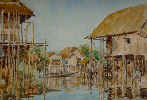 Pueblo Pauk-Pa, Lago Inle