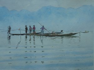 923 Pescando en el Lago Inle