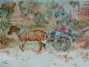 Un paseo por los templos, Bagan