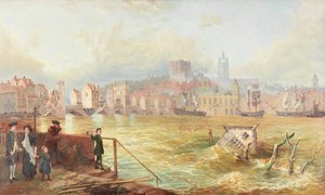 El último del viejo puente de Tyne, 1900