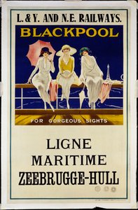 Blackpool, L.& Y. y N.E. Ferrocarriles, c.1930