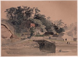 Paisaje con puente de Winckworth Allan Gay