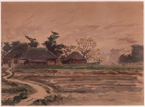 Paisaje con casas de Winckworth Allan Gay