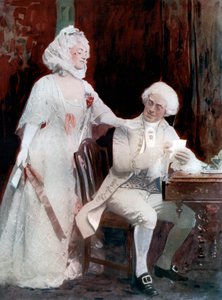 Winifred Emery y Cyril Maud en La Escuela del Escándalo, c.1902 de Window and Grove
