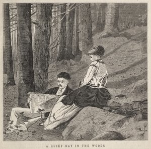 Un día tranquilo en el bosque de Winslow Homer