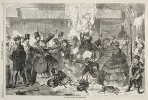 Un deslizamiento de nieve en la ciudad, 1860 de Winslow Homer