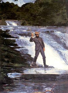 Un pescador, 1874 de Winslow Homer