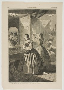"¿Algo para mí, por favor"-Postal de la Feria de Brooklyn en Ayuda de la Comisión Sanitaria.