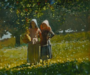 Recogida de manzanas