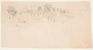 Tren de vagones del ejército de Winslow Homer