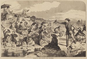 Agosto en el campo - La orilla del mar de Winslow Homer