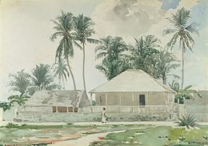 Cabañas, Nassau, 1885 de Winslow Homer
