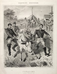 Bocetos de campaña: búsqueda de provisiones de Winslow Homer